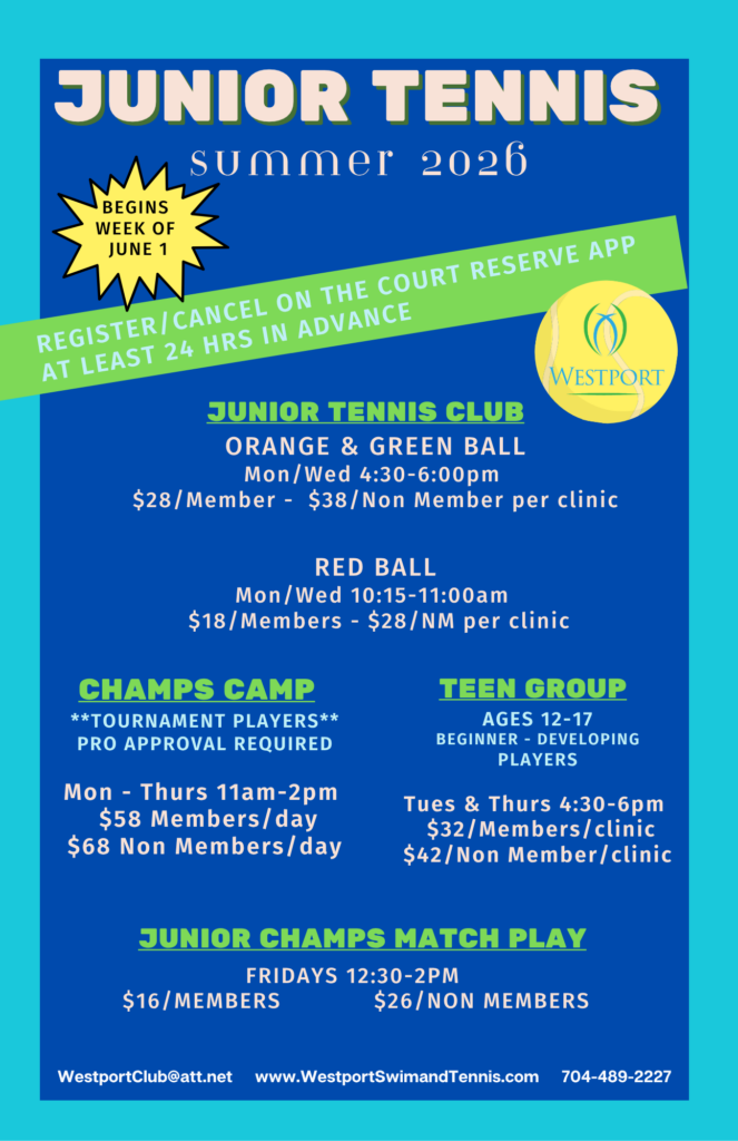 Summer Junior Tennis 2026